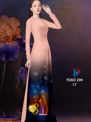 Vải Áo Dài Hoa In 3D AD YDAD299 36